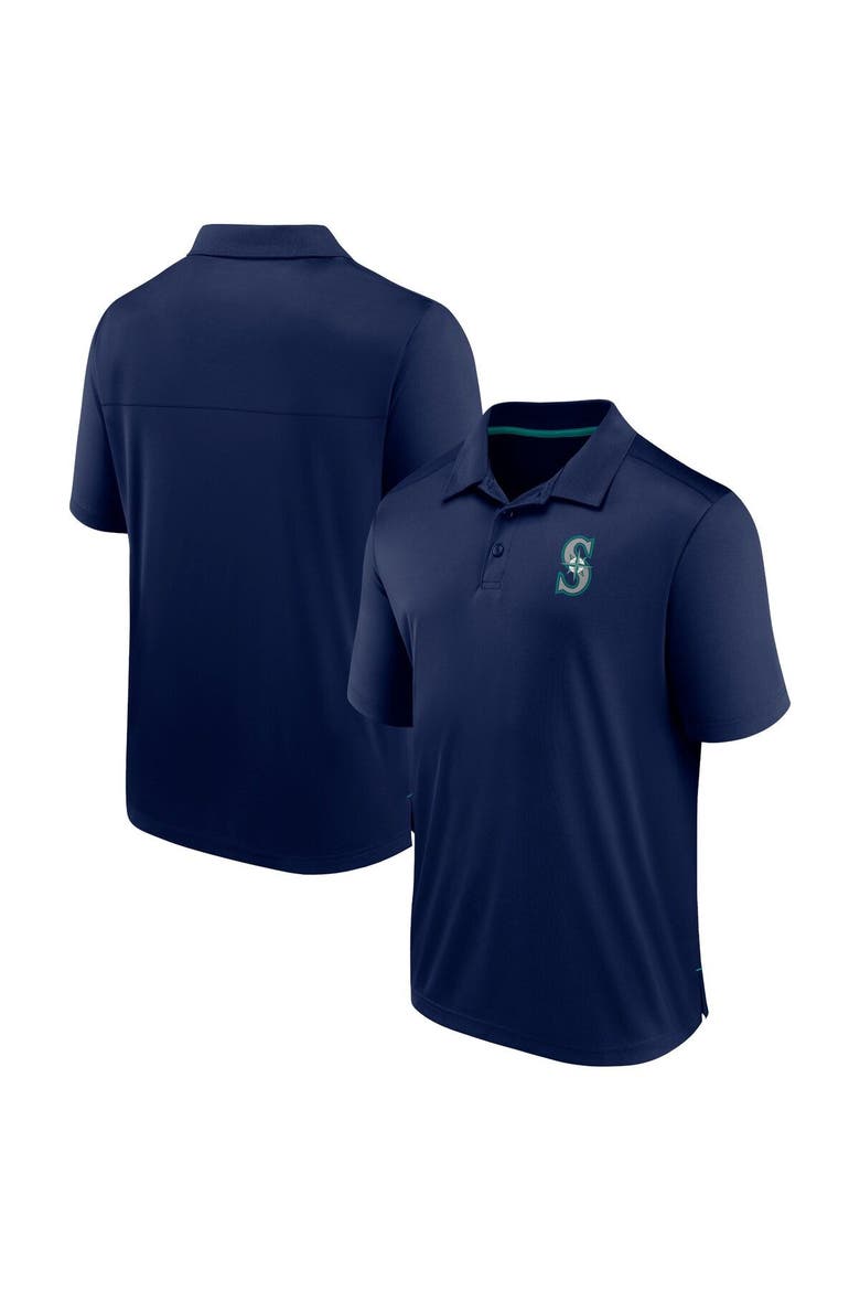 Men's Fanatics Branded  Navy Seattle Mariners Fitted Polo, Main, color, Navy