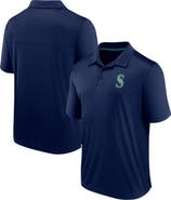 FANATICS Men's Fanatics Branded  Navy Seattle Mariners Fitted Polo