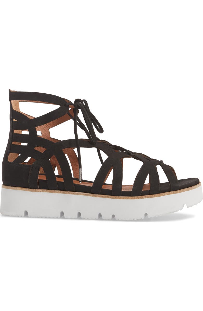 Gentle Souls by Kenneth Cole Larina Lace-Up Sandal, Alternate, color,