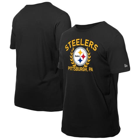 Men's New Era Black Pittsburgh Steelers 2025 NFL Draft T-Shirt