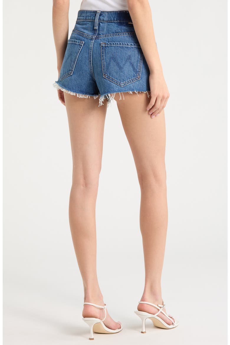 The Dodger Denim Cutoff Shorts, Alternate, color, GREEN THUMB