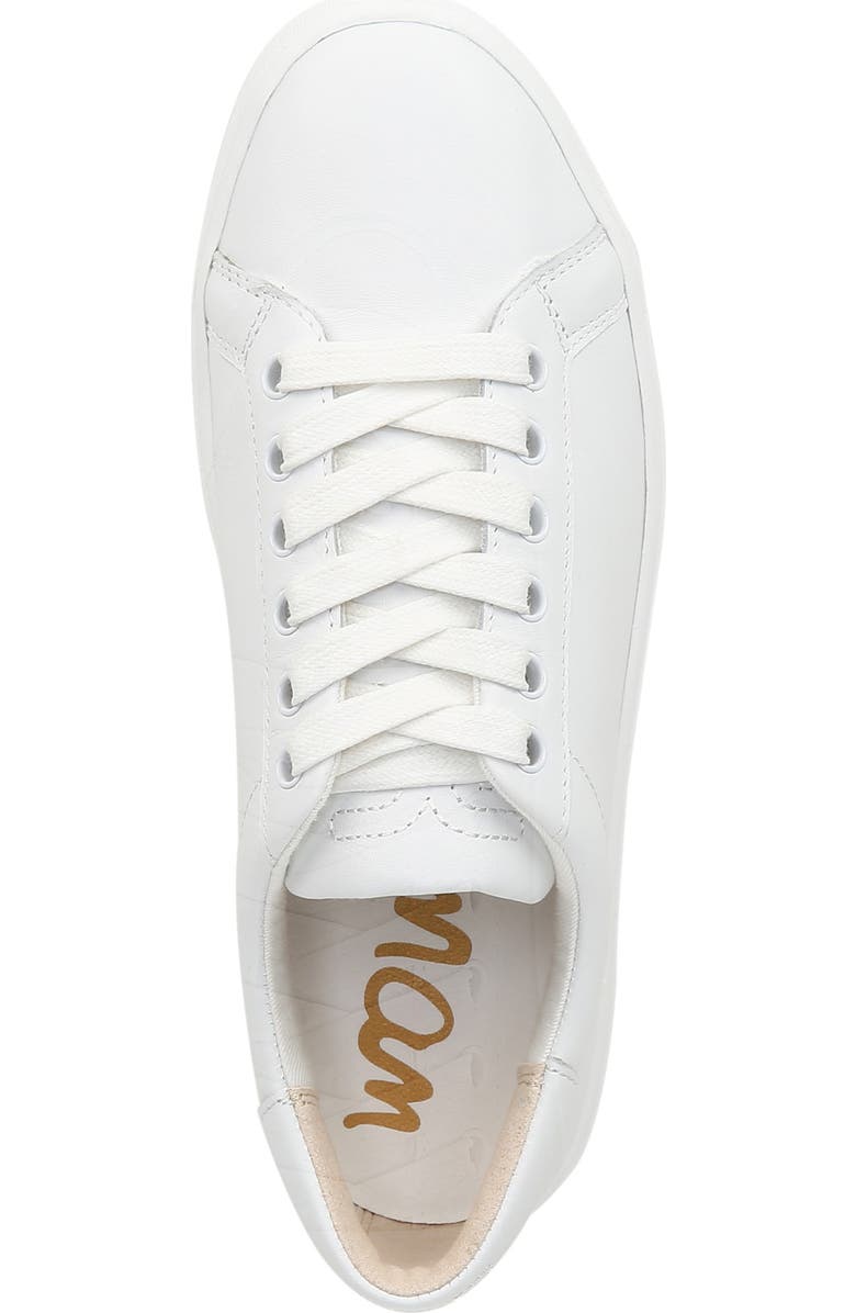 Sam Edelman Ethyl Low Top Sneaker, Alternate, color, Bright White Leather