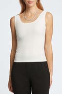 Foxcroft Georgia Crepe Knit Tank