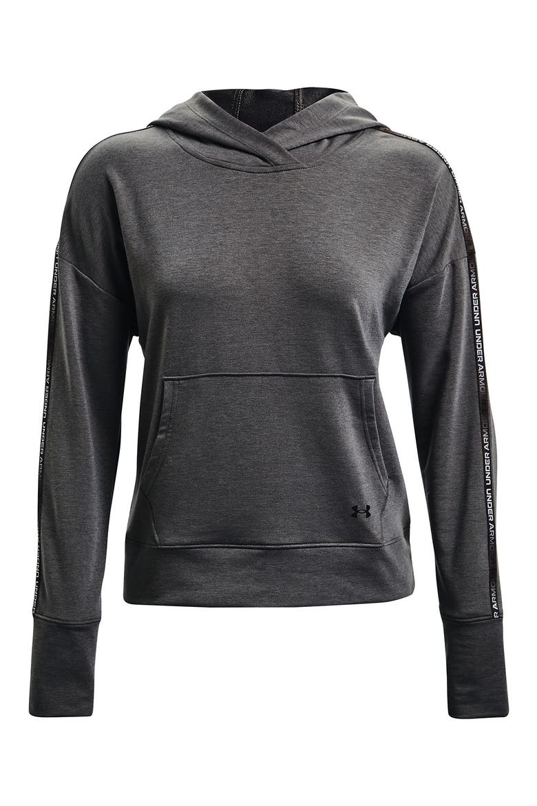 Rival Terry Taped Hoodie, Alternate, color, JET GRAY / MOD GRAY / BLACK