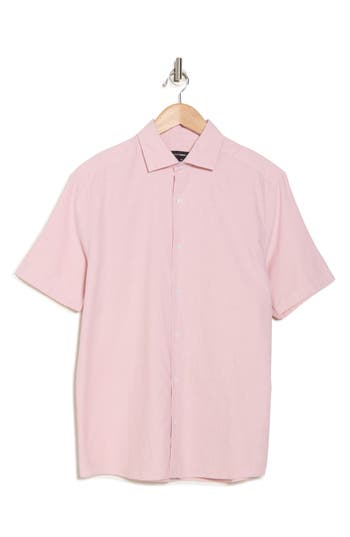 Westzeroone Fratter Short Sleeve Organic Cotton Button-up Shirt