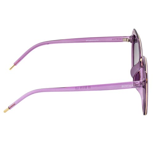 Bertha Jade Polarized Sunglasses In Purple/black