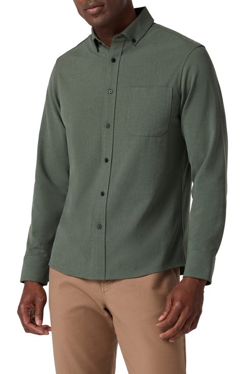 City Flannel Button-Down Shirt