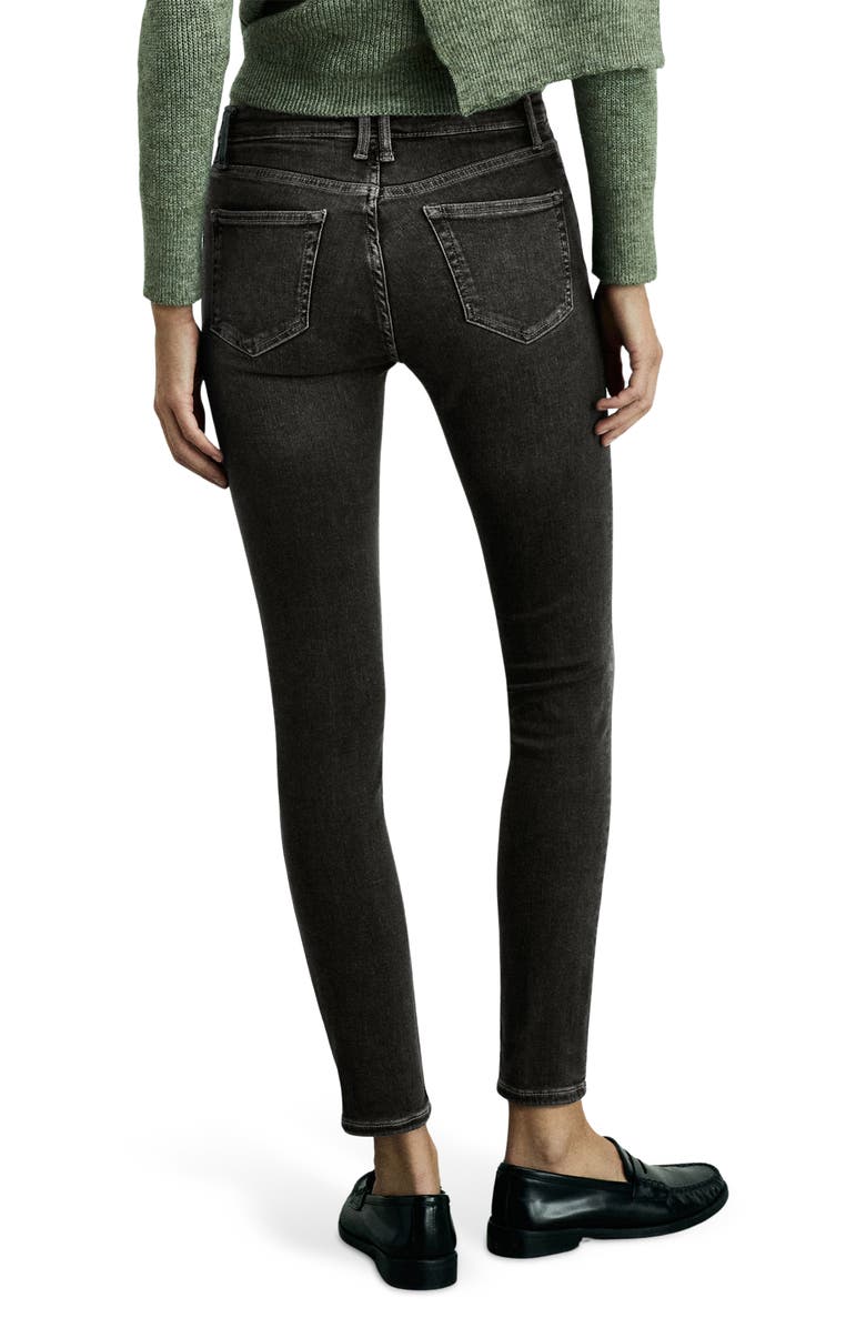 MANGO Newisa Mid Rise Skinny Jeans, Alternate, color, Open Grey
