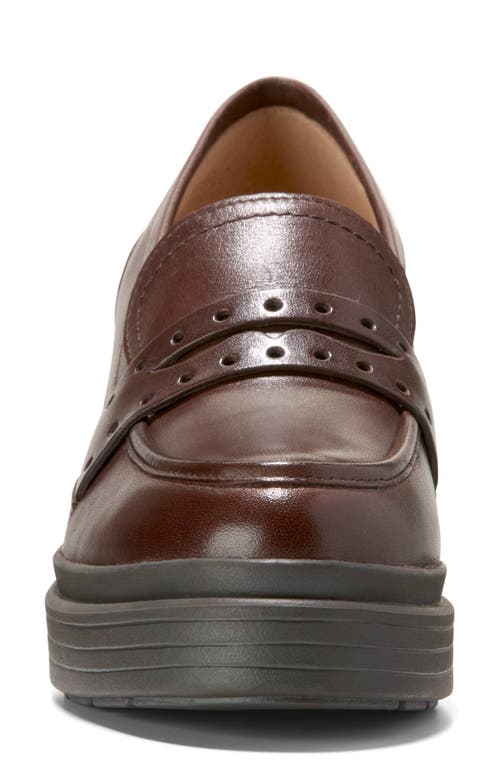 Cole Haan Paderma Penny Loafer Pump In Brown