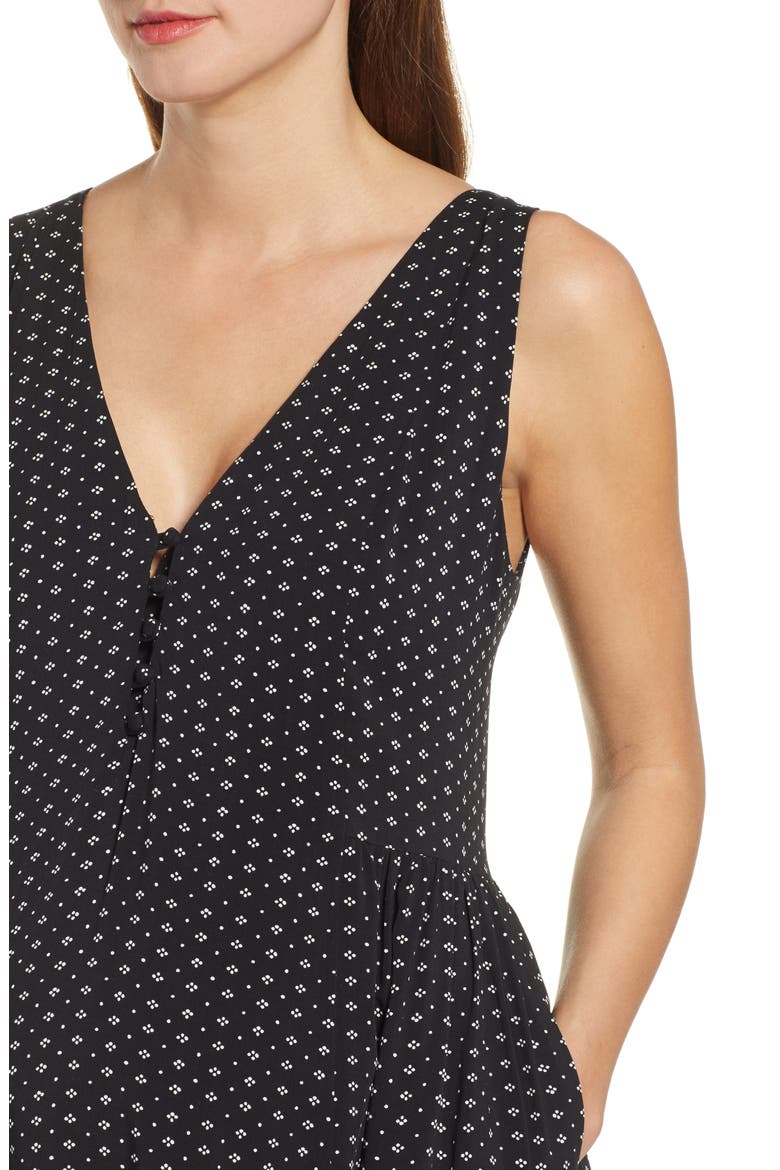 Ina Dress, Alternate, color, BLACK BATIK FLORAL
