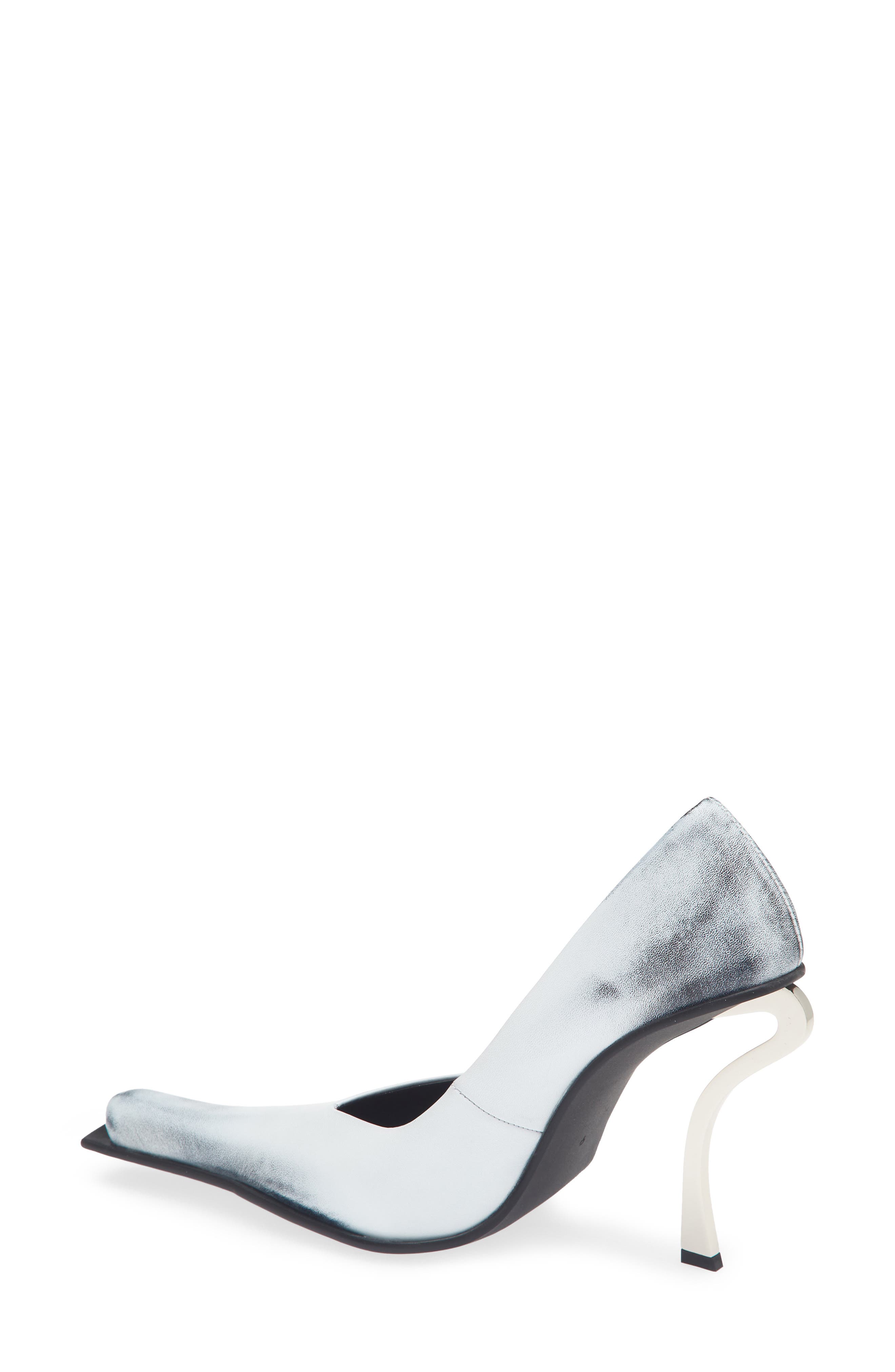 Centaui Pointed Toe Pump, Alternate, color, WHITE RUBOFF