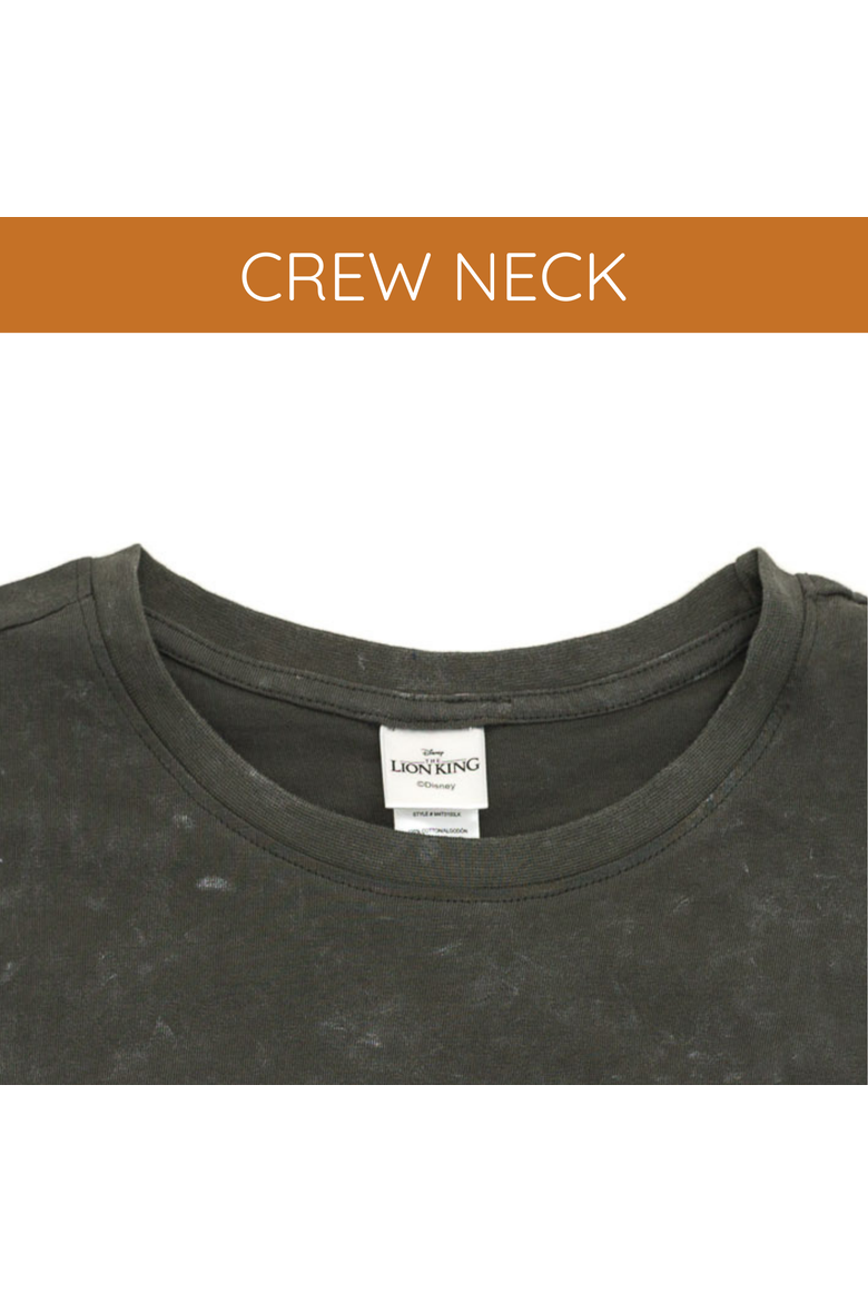 Lion King Scar Short Sleeve T-Shirt, Alternate, color, Scar Charcoal