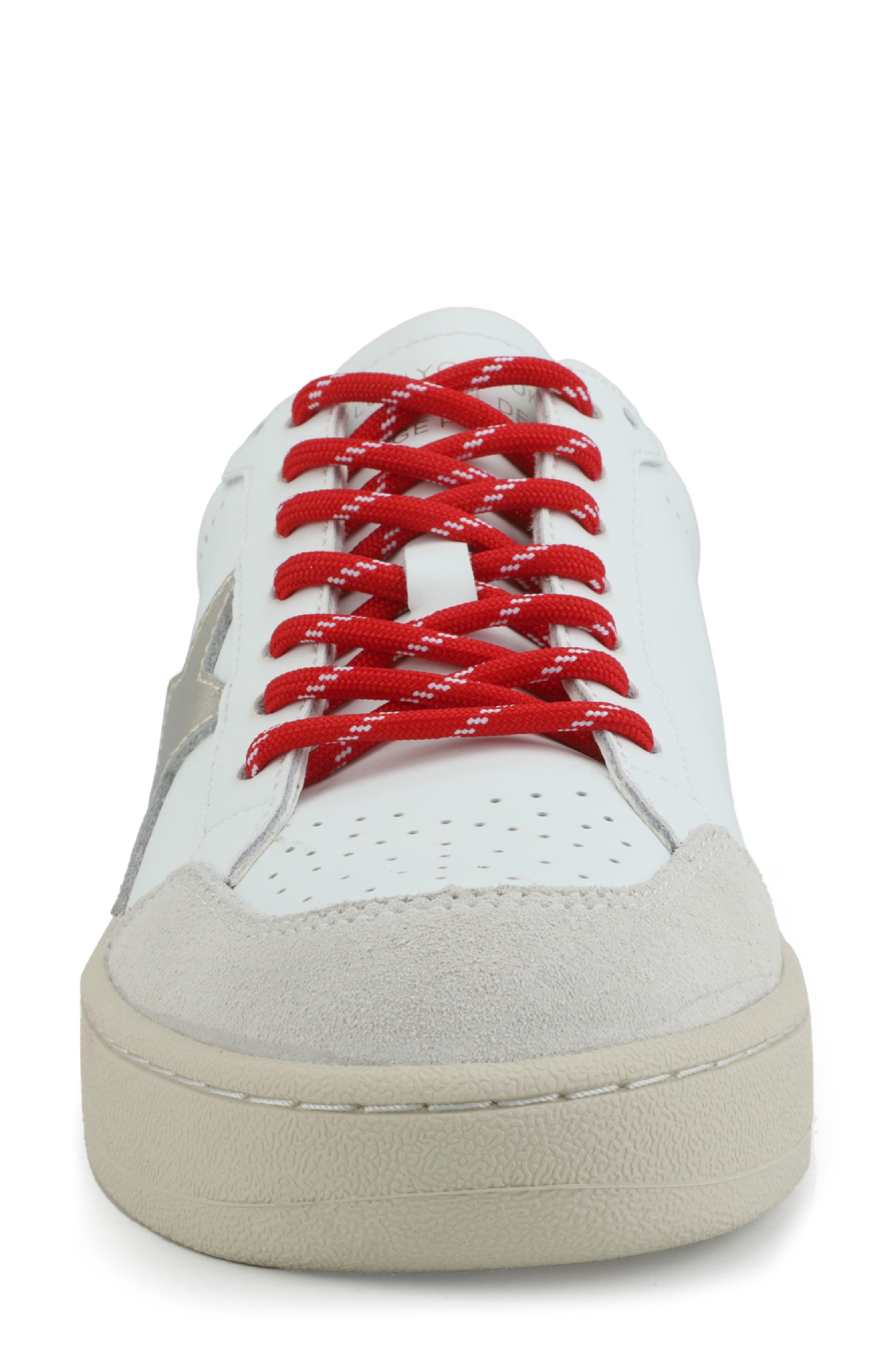 Noah Low Top Sneaker, Alternate, color, WHITE/ RED MULTI