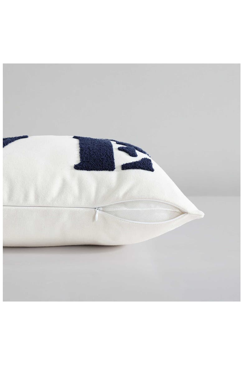 Love Ski Decorative Felt Accent Pillow, Alternate, color, DARK BLUE