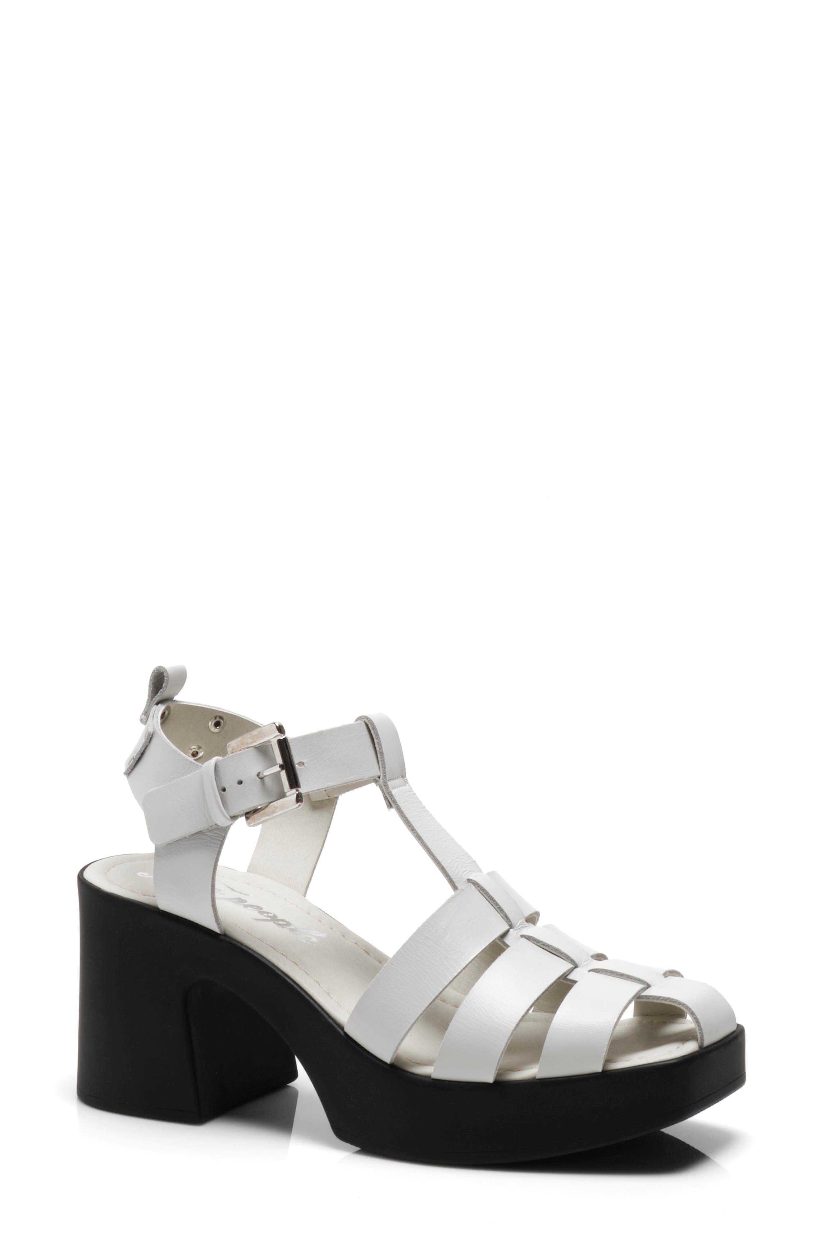 Pacific Platform Fisherman Sandal, Main, color, OFF WHITE