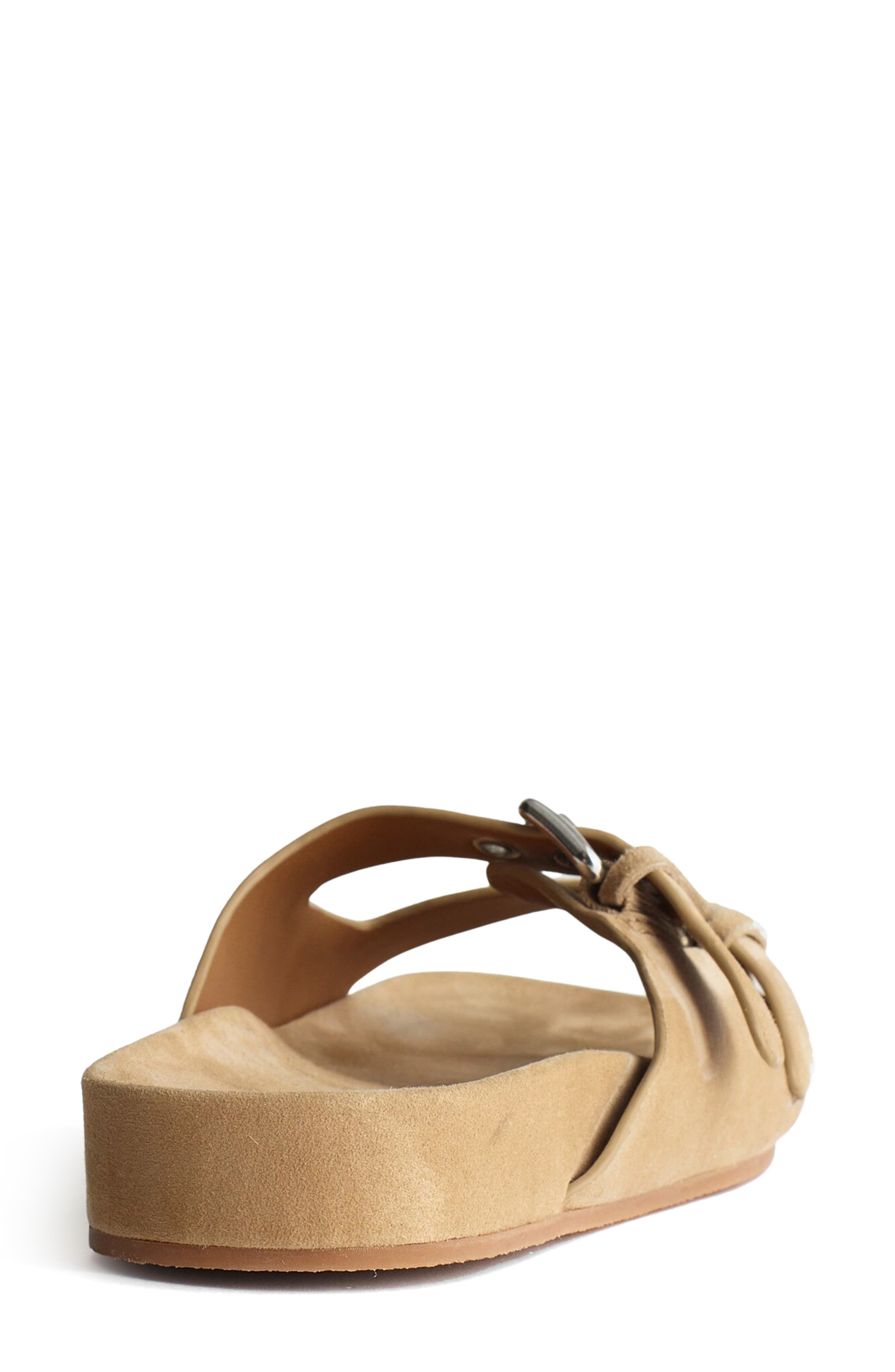Madewell The Cambrea Double Strap Sandal, Alternate, color, Field Khaki