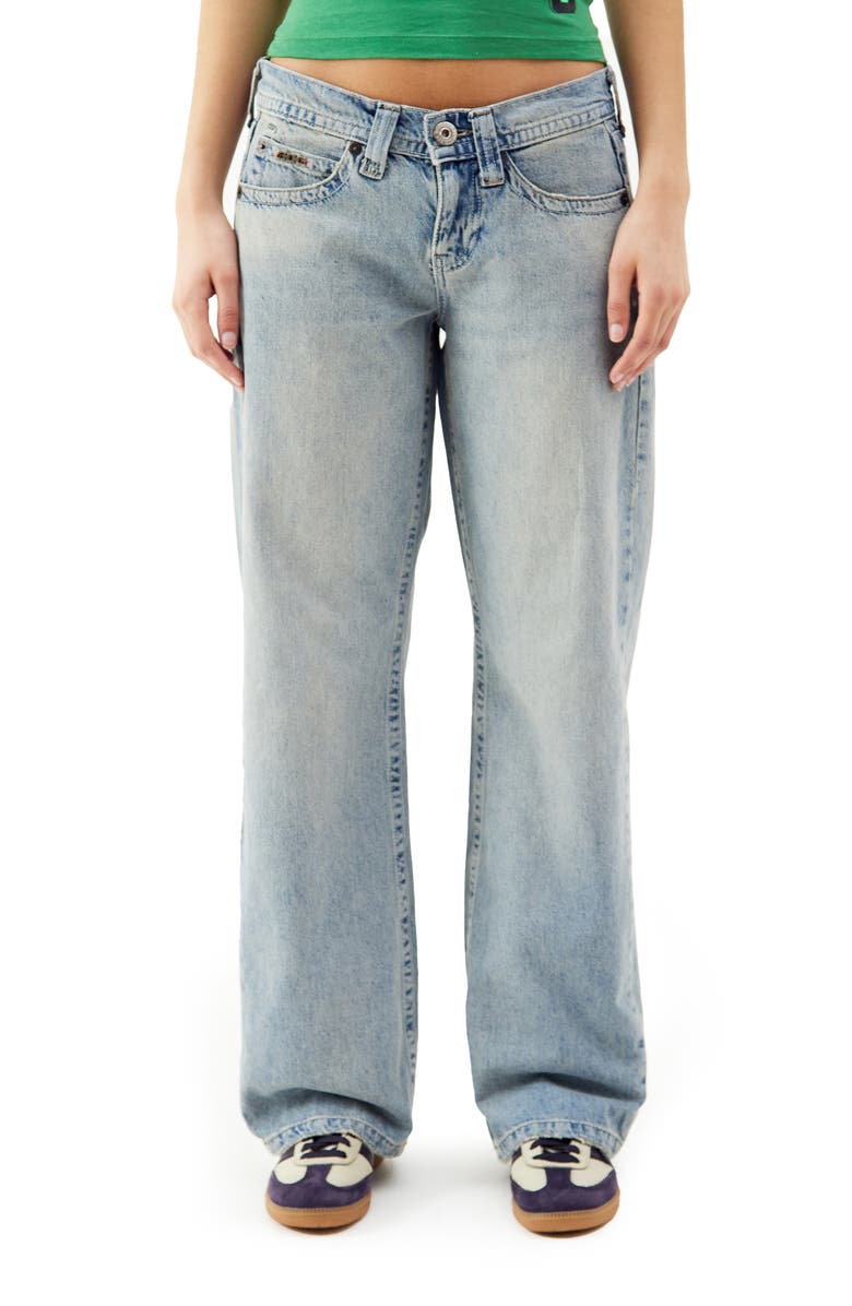 BDG Urban Outfitters Kayla Low Rider Wide Leg Jeans, Main, color, 