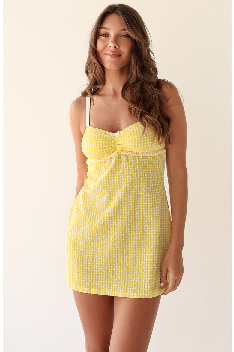 Nicola Dress, Alternate, color, Limone