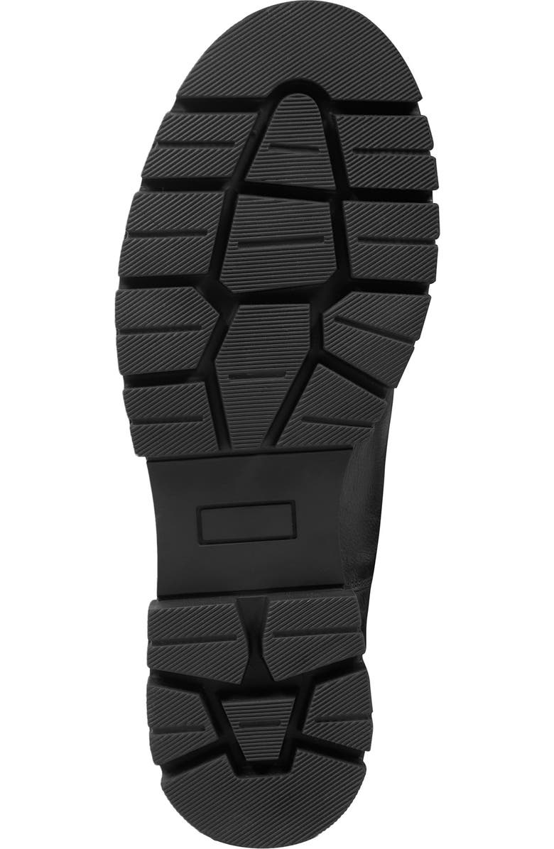 Celtic & Co. Chunky Tall Chelsea Boot, Alternate, color, Black Leather