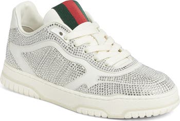 スニーカー GUCCI RE-WEB SNEAKERS Men's Gucci Re-Web sneaker in light blue canvas | GUCCI® US