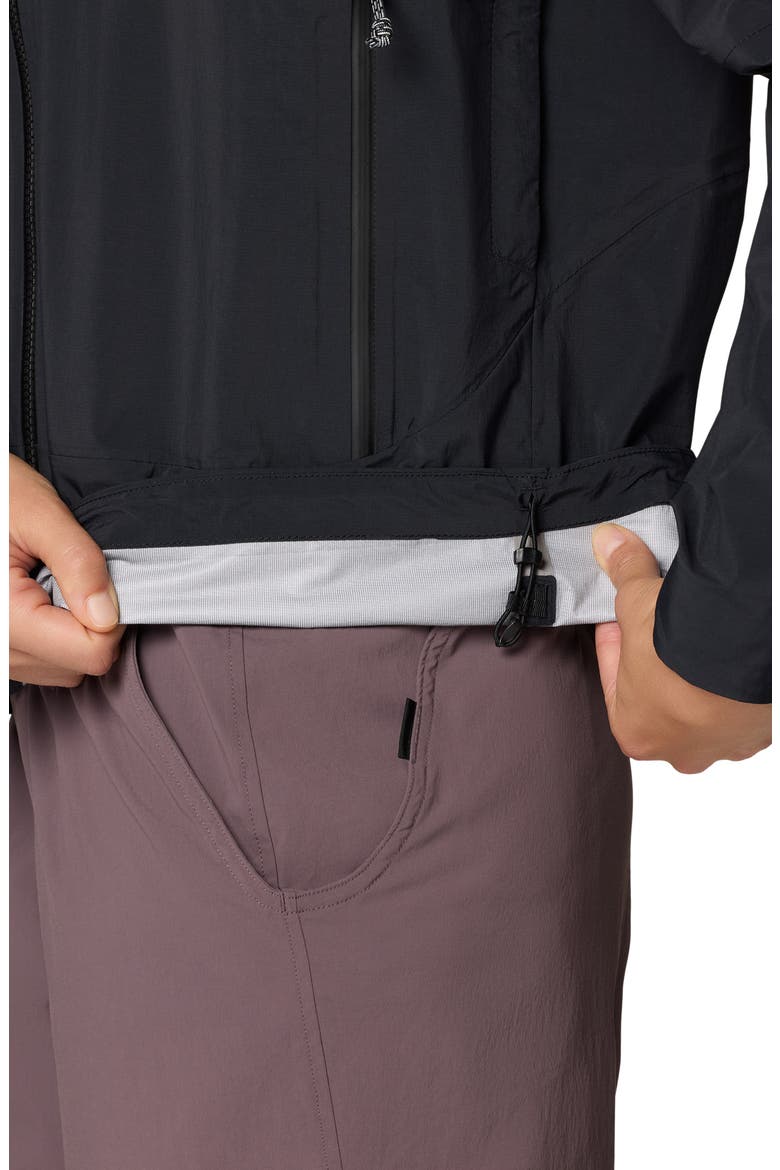 Cloud Cipher Hooded Jacket, Alternate, color, BLACK