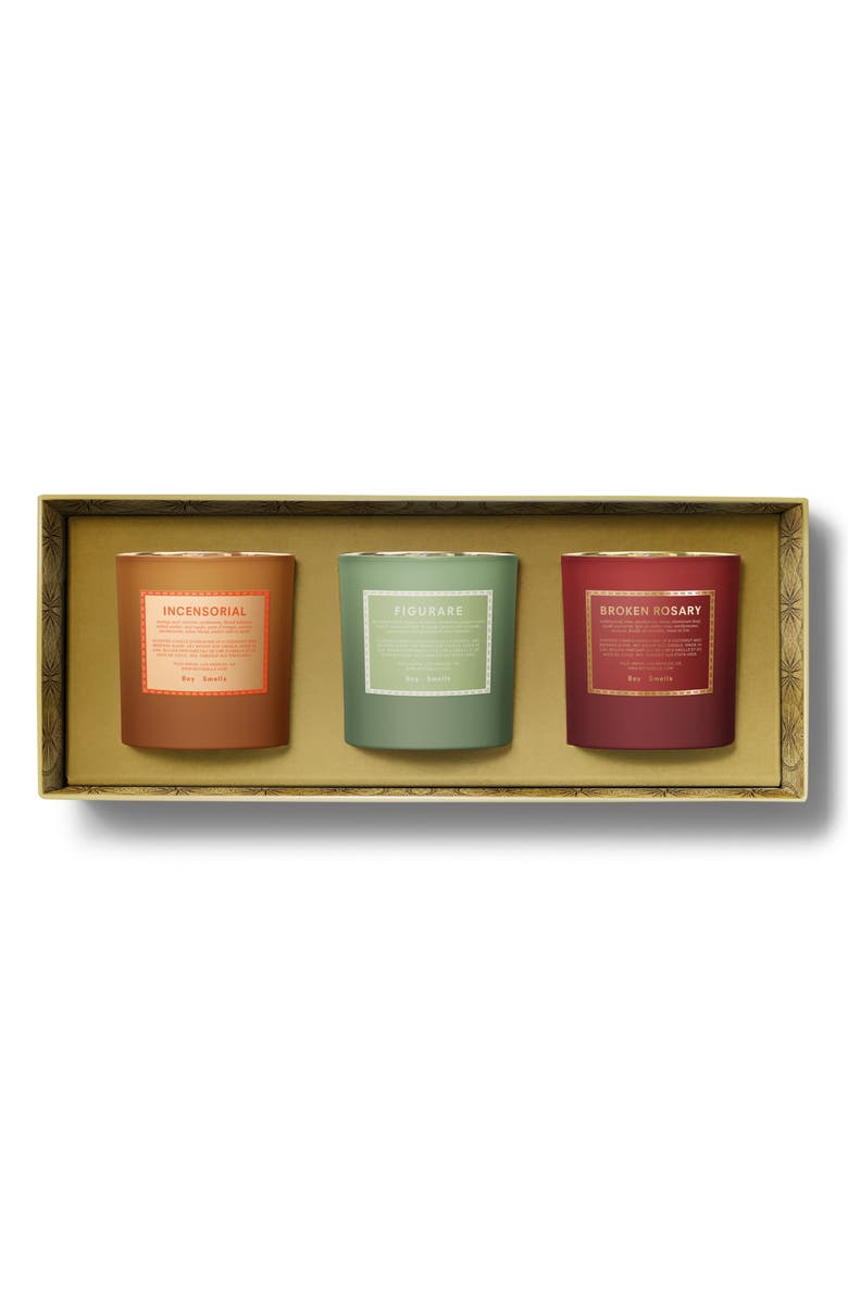 Boy Smells Holiday Votive Trio Candle Set USD $66 Value, Alternate, color, 