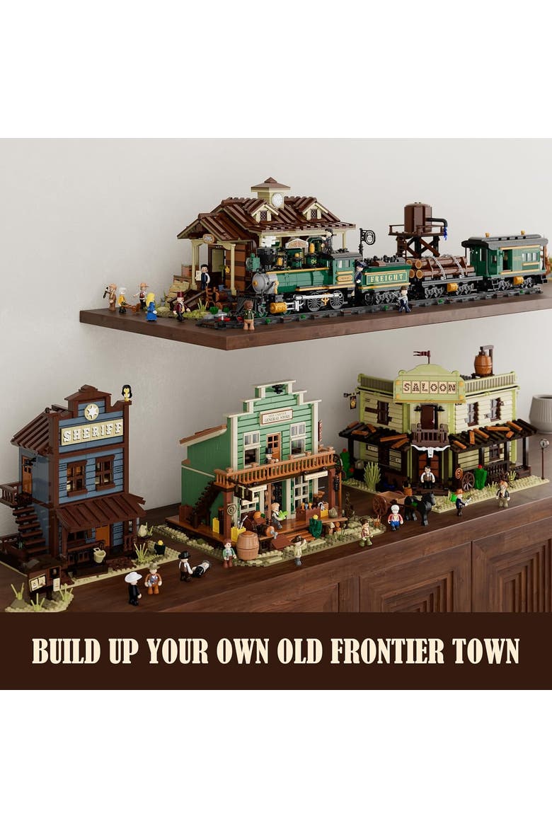 Vintage Wild West General Store Lighting Building Set Model OW1895G, Alternate, color, Multicolor