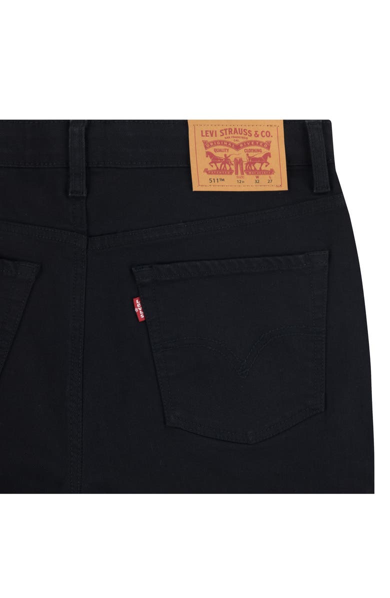 Levi's<sup>®</sup> Kids' 511<sup>™</sup> Soft Performance Jeans, Alternate, color, Black Stretch