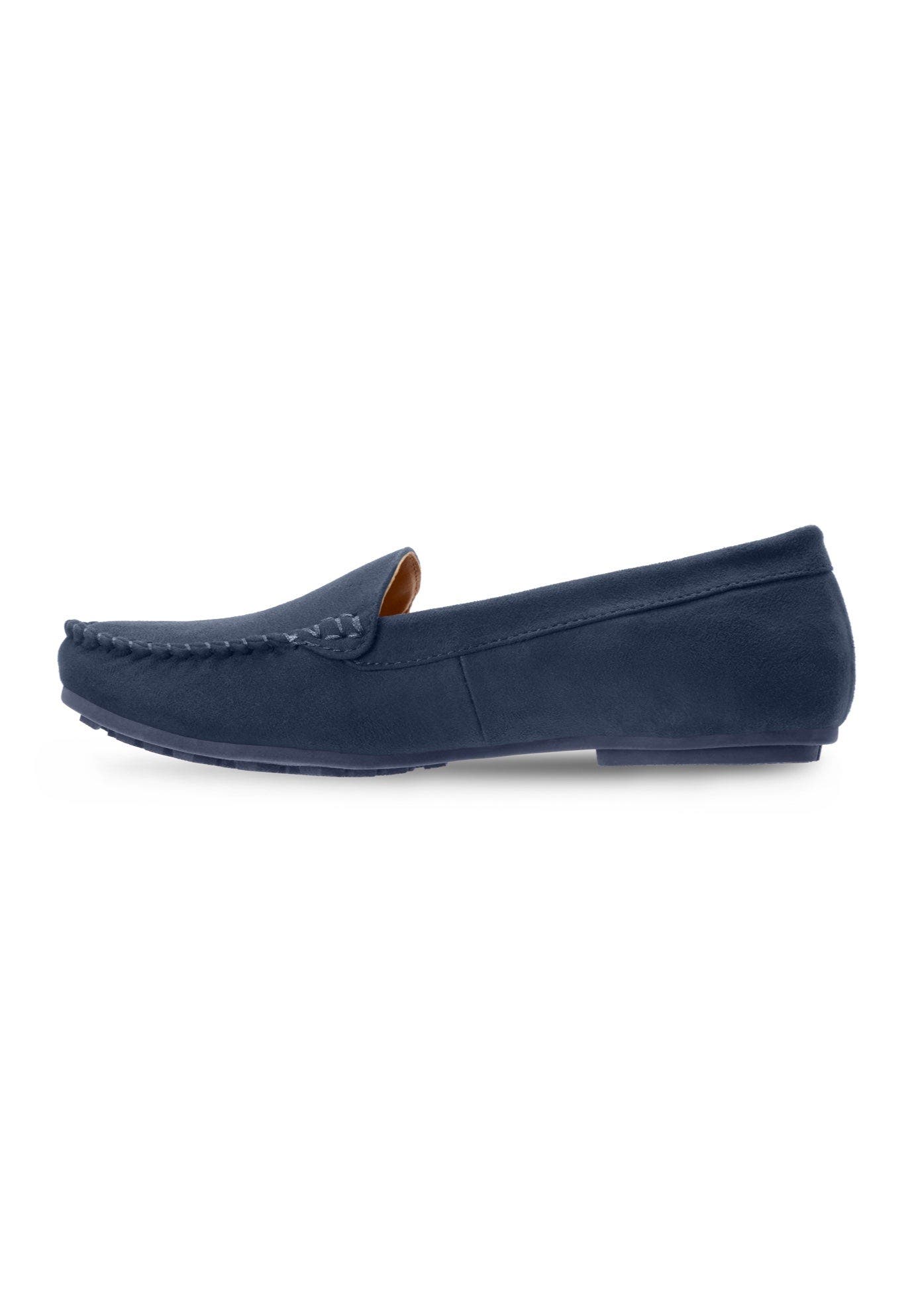 The Milena Slip On Flat, Alternate, color, NAVY