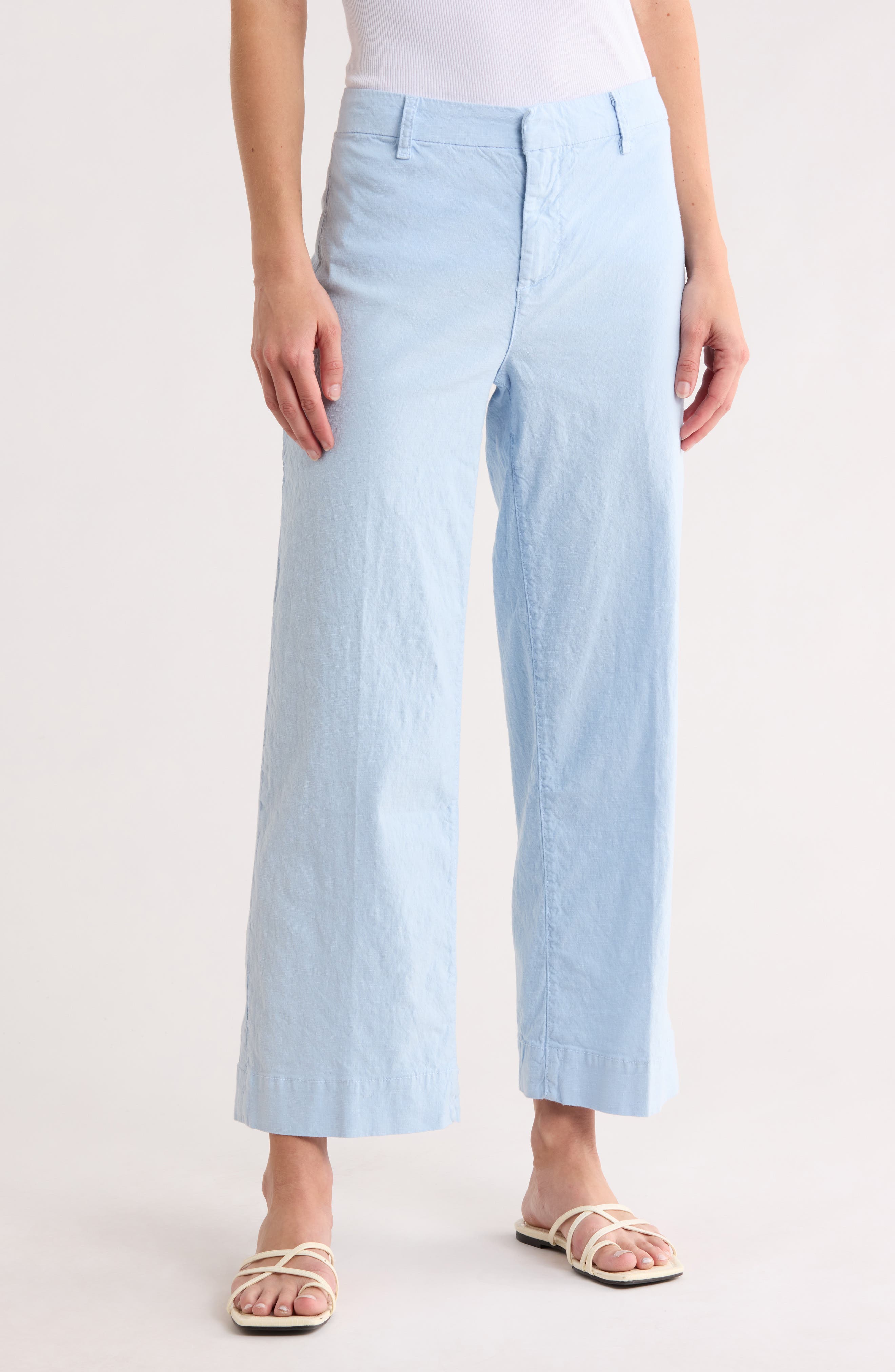 Frank & Eileen Wide Leg Cotton Pants