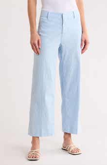 Frank & Eileen Wide Leg Cotton Pants