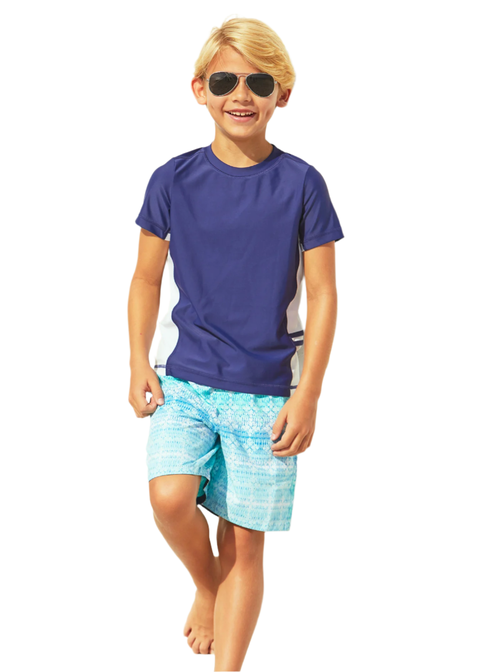 Boys Short Sleeve Rashguard