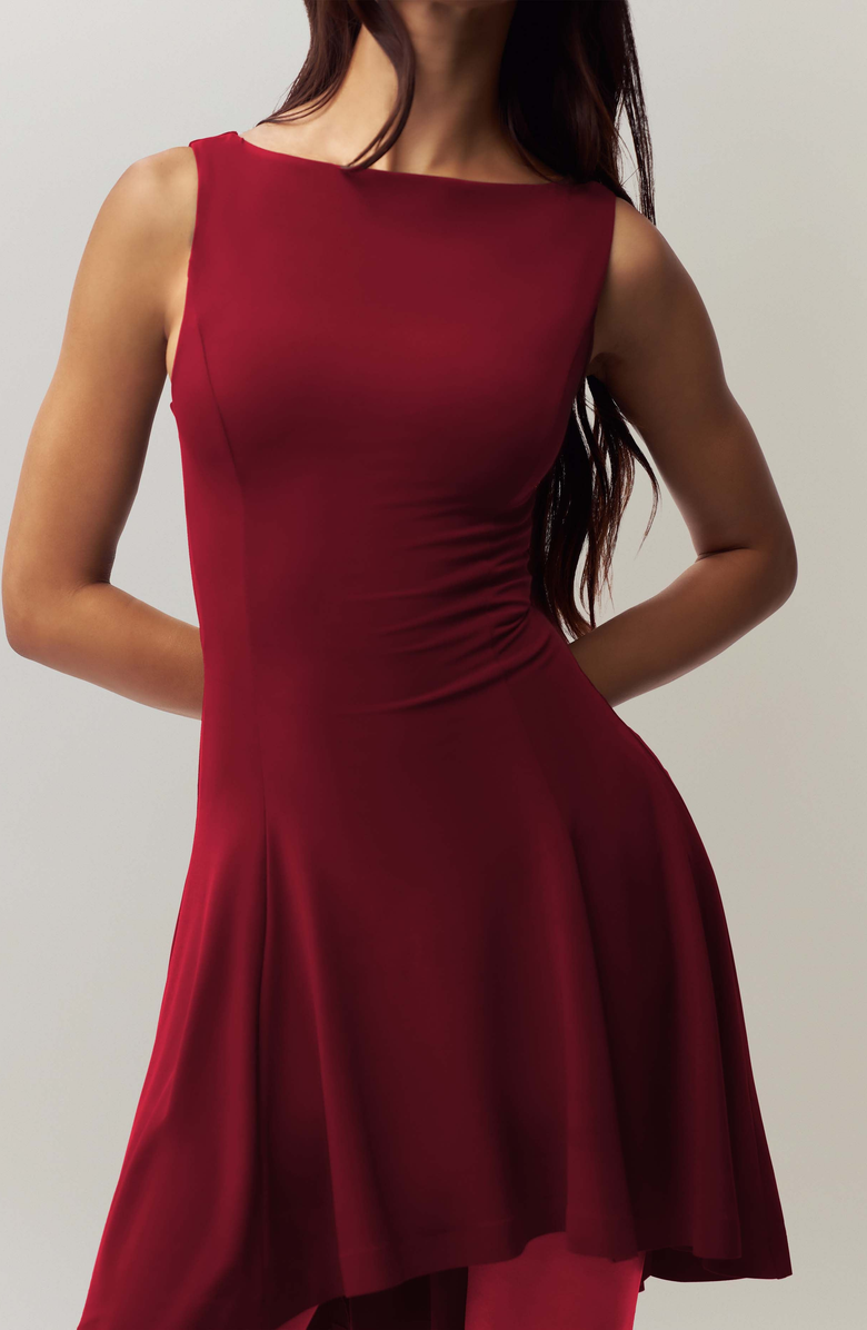Guizio Daye Mini Dress, Alternate, color, Bordeaux