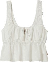 Brixton The Abigail Ruffle Crop Tank