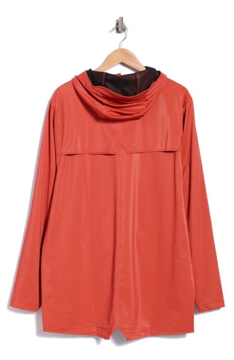 Waterproof Snap Front Rain Jacket