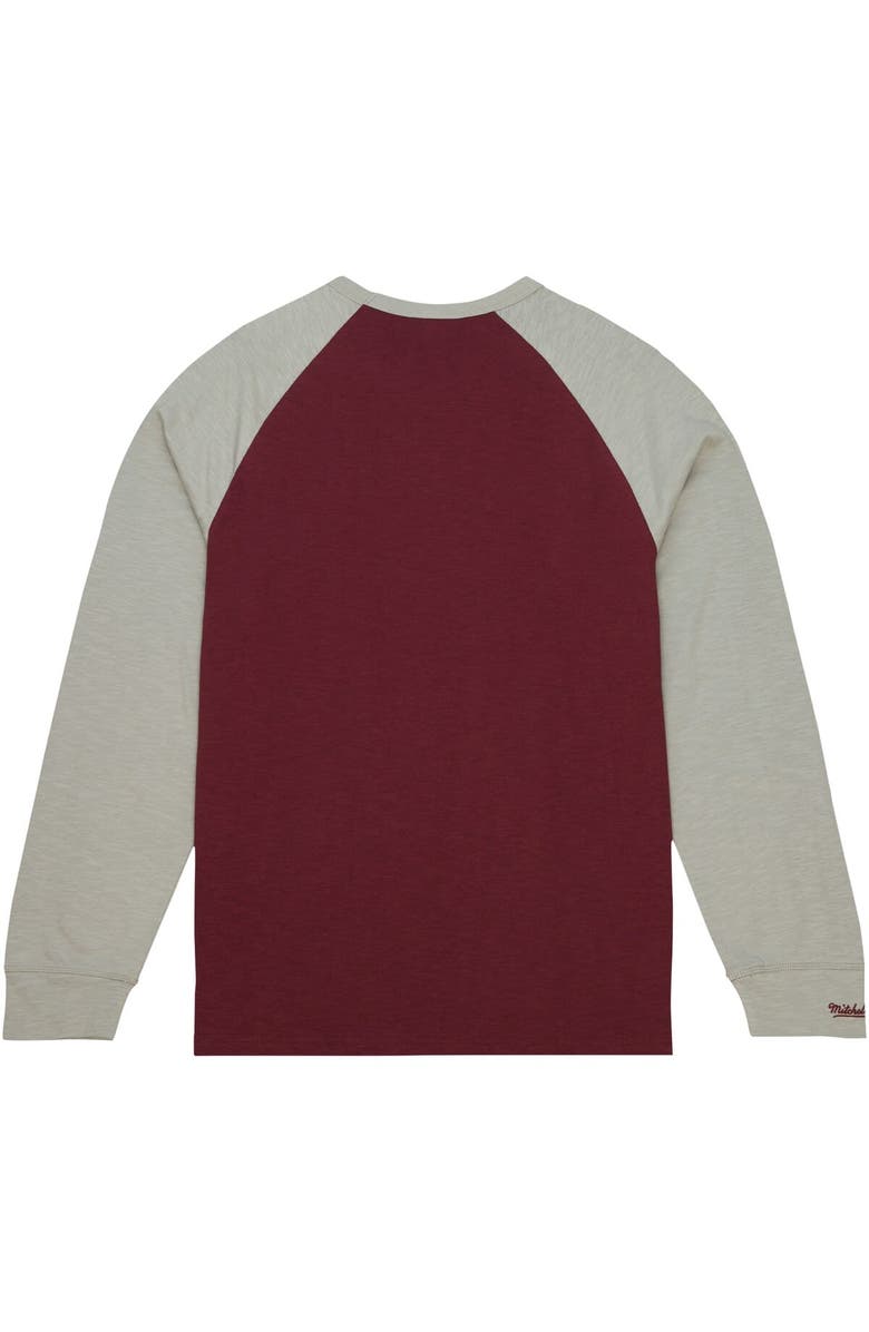 Mitchell & Ness Men's Mitchell & Ness Maroon Texas A&M Aggies Legendary Slub Raglan Long Sleeve T-Shirt, Alternate, color, Maroon
