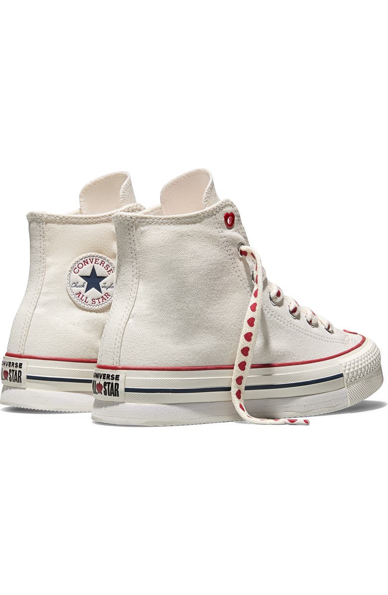 Converse Kids' Chuck Taylor<sup>®</sup> All Star<sup>®</sup> EVA Lift High Top Sneaker, Alternate, color, Vintage White/ Vintage White