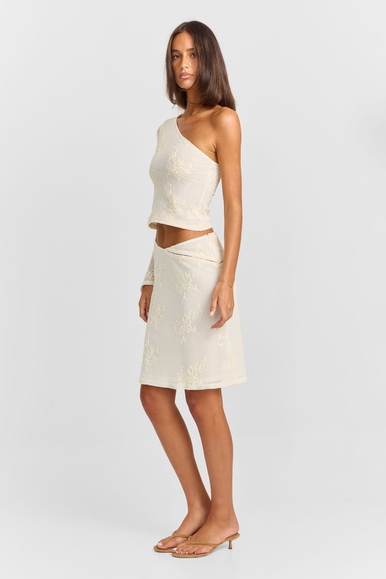 Lola Midi Skirt, Alternate, color, Cream