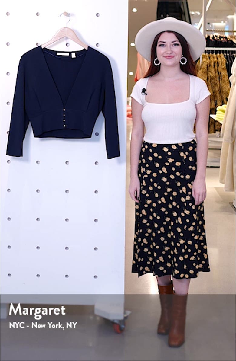 Falma Crop Cardigan, sales video thumbnail