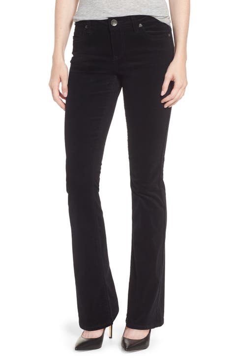 Bootcut fashion black pants womens