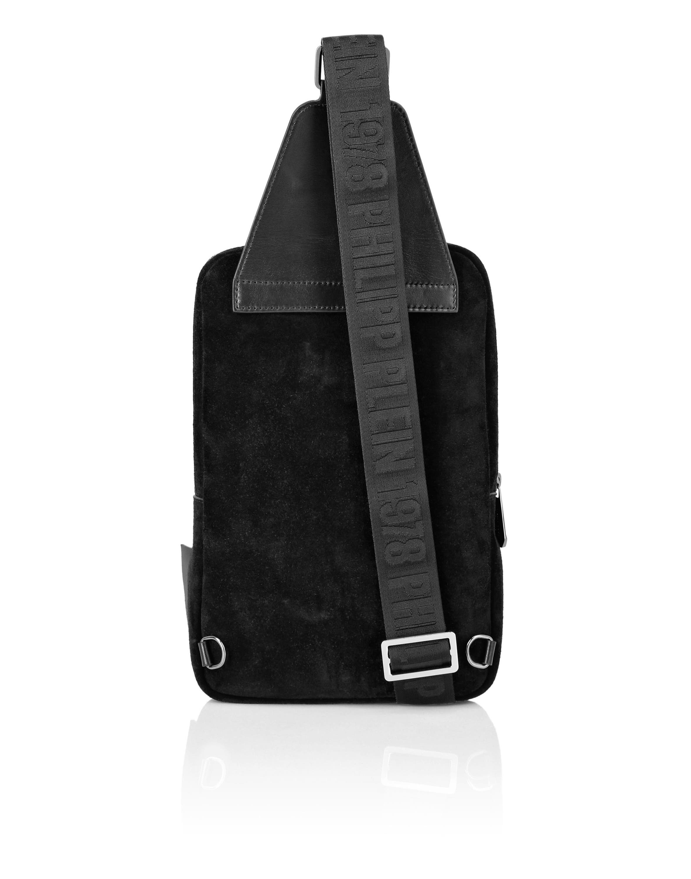 Cross Body Monogram Men, Alternate, color, black/black