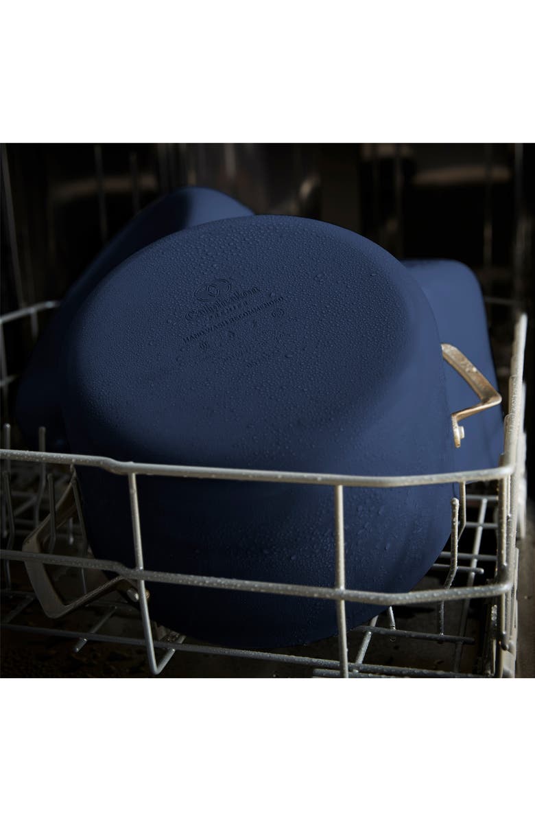 CALPHALON Premier Ceramic Nonstick 7-Quart Dutch Oven with Lid, Alternate, color, Blue