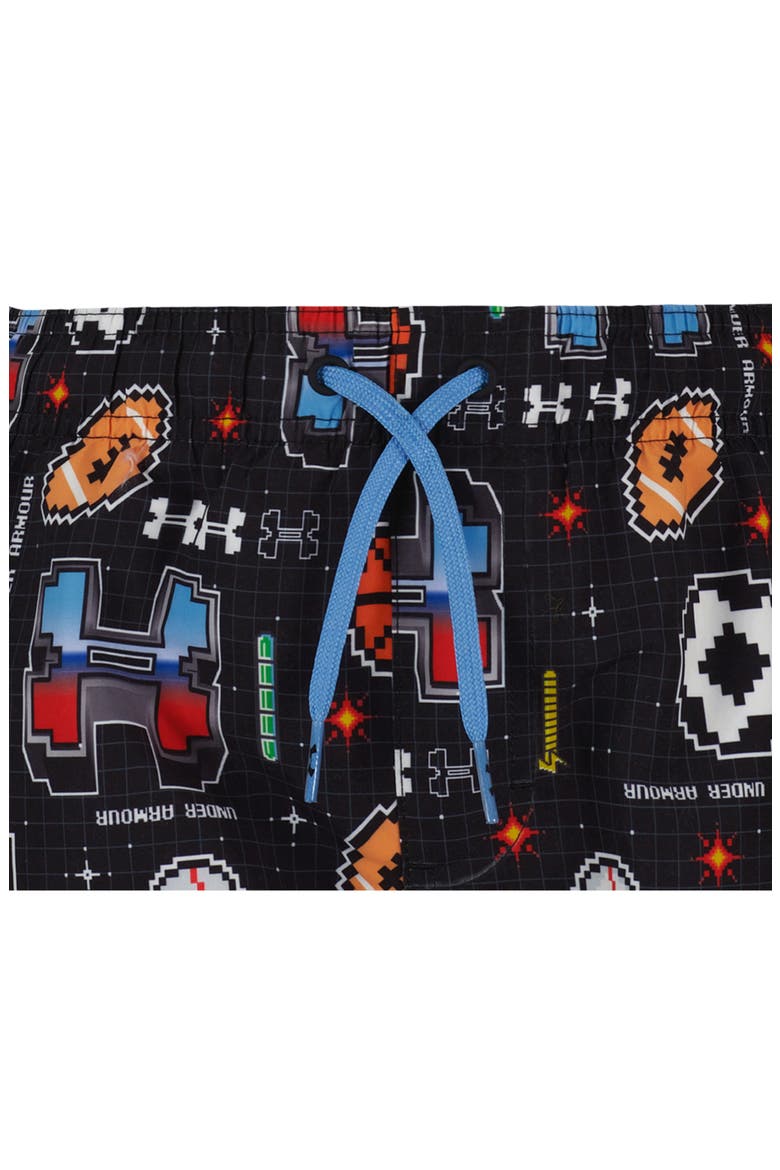 Kids' Gamer Mode Volley Swim Trunks, Alternate, color, BLACK