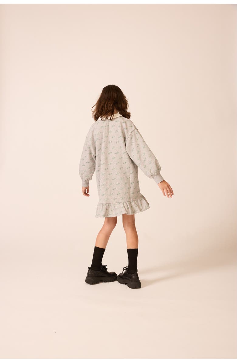 The Sunday Collective Organic Sweatshirt Dress, Alternate, color, Heather Grey