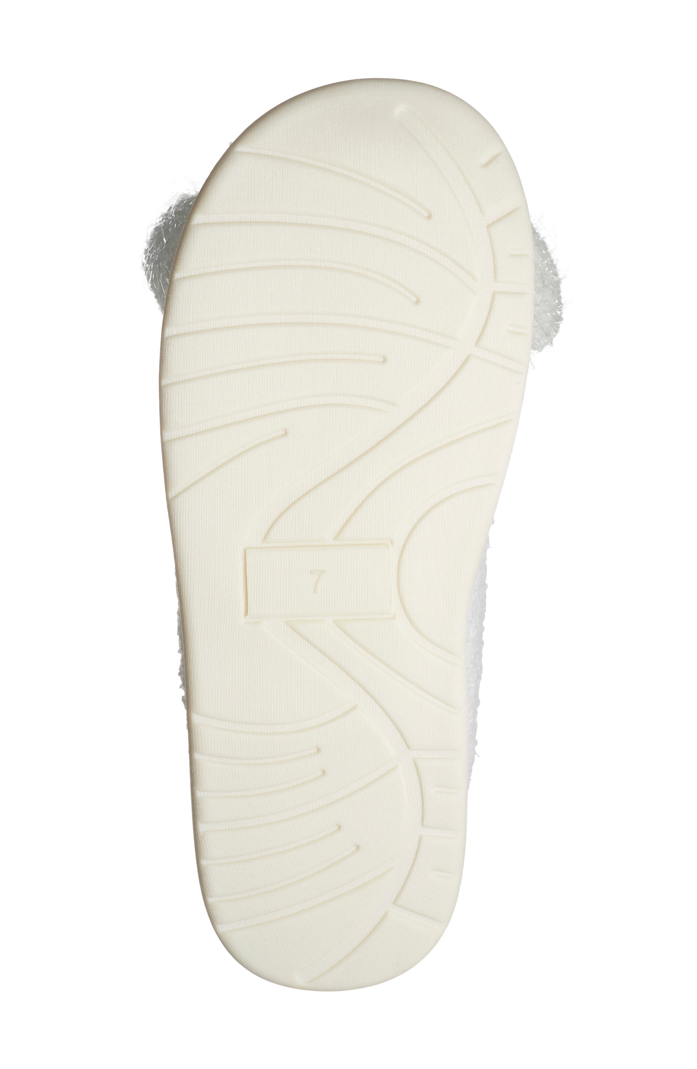 MIA Cozi Slipper, Alternate, color, 3D White Tinsel Bow