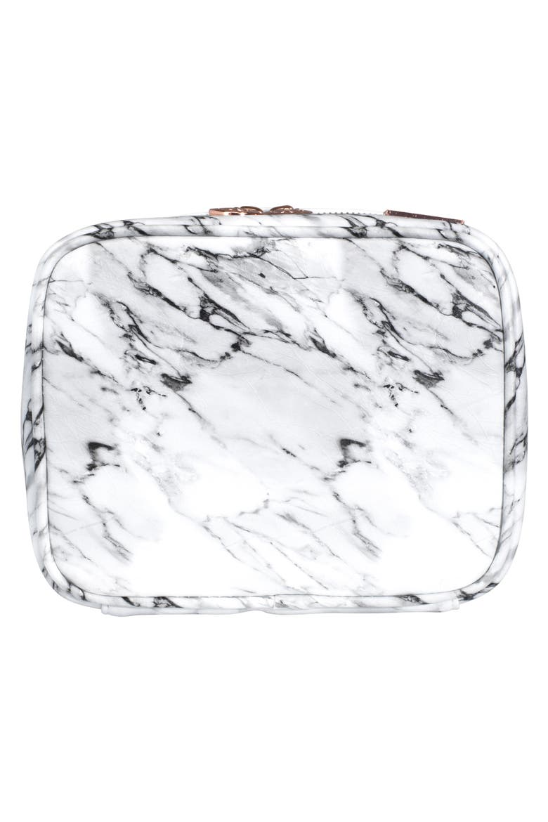 Carrara Grey Louise Travel Case, Alternate, color, CARRERRA GREY
