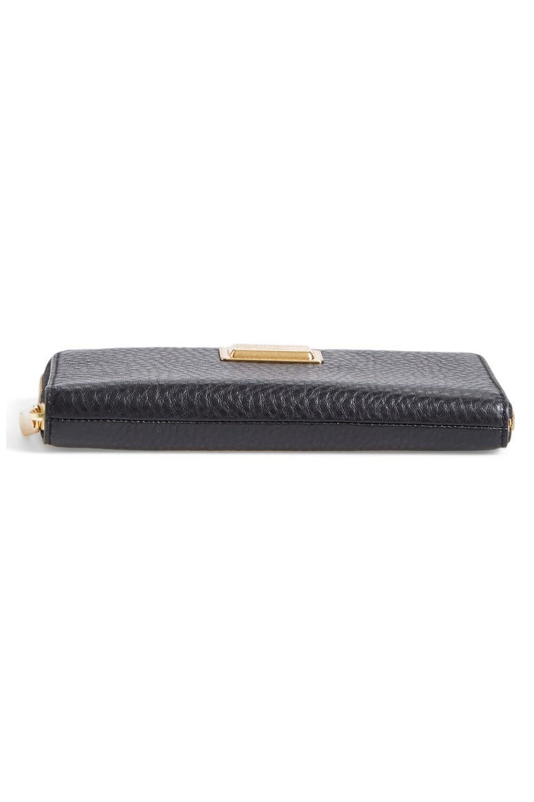 MARC BY MARC JACOBS 'Take Your Marc - Vertical Zippy' Wallet, Alternate, color, BLACK