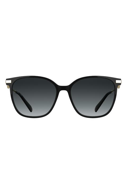Foulonn 55mm Gradient Modified Rectangular Sunglasses