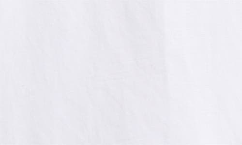 Johnnie-o Gianna Hangin' Out Short Sleeve Linen & Lyocell Button-up Shirt In White