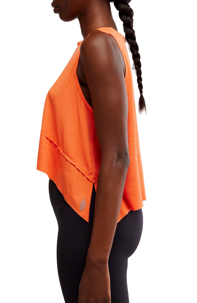 Free People Tempo Tank Top, Alternate, color, Bright Orange
